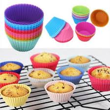 C 2 84 Pas Cher Best Seller 12 Pcs Silicone Gateau Gateau Doublure Cuisson Tasse Moule A Muffins Ronde Tasse Gateau Outi Moule Cupcake Faire Un Gateau Cuisine
