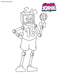 Free coloring pages for 3 year olds. Friday Night Funkin Coloring Pages Printable Coloring Pages