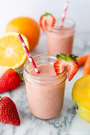 Strawberry Mango Smoothie Just One Cookbook Recipe Strawberry Mango Smoothie Mango Smoothie Healthy Indian Snacks