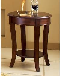 Side End Table Traditional Cherry Finish Wood Round Sturdy W Bottom Shelf New Mesas Redondas De Madera Decoracion De Interiores Salas Mesa De Centro Madera