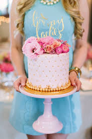 Bridal Shower Cake Idea Gold And White Cake Bridal Shower Ideas Pure Luxe Bride Taart