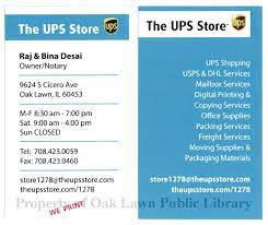 Plus, you can earn 70,000 membership rewards points after spending $10,000 on purchases in the first 3 months after account opening. Ups Store Business Card 2016 Business Card For The Ups Store Located At 9624 S Cicero Avenue In Oak Lawn