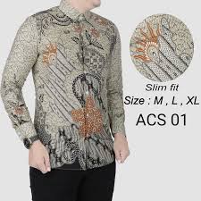 Mulai dari adaptasi batik pekalongan, batik solo, batik madura dan masih banyak lagi. Keren Kemeja Batik Pria Slim Fit Baju Batik Pria Slim Fit Tk01 Shopee Indonesia