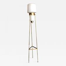 Bakker's tripod light is comprised of a single piece of. Italian Brass And Opaline Glass Tripod Floor Lamp 1950s