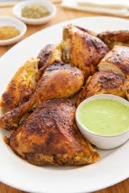 Peruvian chicken with green sauce. Peruvian Chicken The Most Juicy Flavorful Succulent Roasted Chicken