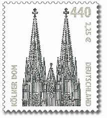 Briefmarke deutsche post 10 grün kölner dom / markenset zwei grautone briefmarke zu 1 10 10er set shop deutsche post : Philaseiten De Motiv Kirchen Synagogen Tempel Moscheen