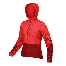 Endura Singletrack Jacket Hi Viz Coral