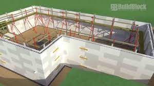 What are foam strips aside basement windows? Building A Buildblock Icf Basement Youtube