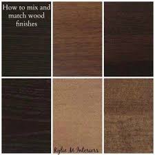 Ideas For How To Mix Match And Coordinate Wood Finishes And Stains Like Oak Cherry Maple Espresso P Staining Wood Wood Stain Colors Wood Bedroom Furniture