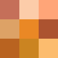 Moderate (d1), severe (d2), extreme (d3) and exceptional (d4). Shades Of Orange Wikipedia