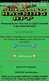Pixel gun 3d 21.8.0 mod apk unlimited coins/gems unlocked everything mod menu 2021 android latest version action game by 3d free download. Pixel Gun 3d Hack Mod Apk Freegemscoins Tool Android Game Free Download In Apk