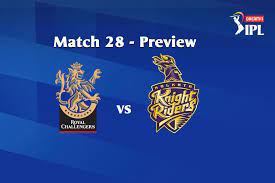 Ipl 2020 | royal challengers bangalore vs kolkata knight riders: Dream11 Ipl 2020 Match 28 Rcb Vs Kkr Preview