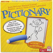 Pictionary Quick Draw Guessing Game For Family Kids Teens And Adults 8 Year Old Up Walmart Com Pictionary Pictionary Board Game Guessing Games