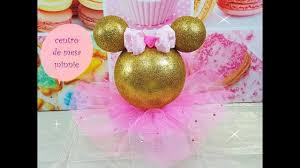 Entre y conozca nuestras increíbles ofertas y promociones. Centro De Mesa Minnie Gold Pink Centerpiece Minnie Youtube