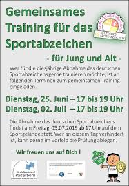 Voraussetzung ist das erfolgreiche absolvieren der geforderten leistungen. Tag Des Sportabzeichens 2019 Sportabzeichen Leichtathletik Sc Gw Holtheim 1925 E V