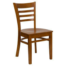 Flash Furniture Hercules Series Cherry Finished Ladder Back Wooden Restaurant Chair Walmart Com Solid Wood Dining Chairs Wood Restaurant Chairs Restaurant Chairs