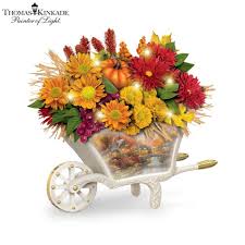 Thomas kinkade galleries of ny, nj & ct. Always In Bloom Thomas Kinkade Seasonal Splendour Centrepiece