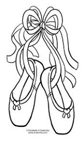 Pointe ballet ballerina shoes coloring pages. Coloring Pages Ballet Slippers Coloring And Drawing