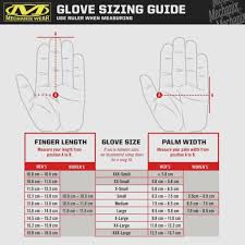 Mechanix Wear Glove Sizing Chart Images Gloves And