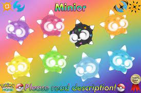 Minior pokemon shiny