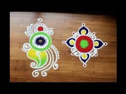 Simple And Easy Daily Rangoli Designs With Colours Colorful Rangoli Designs Simple Flower Design Free Hand Rangoli Design