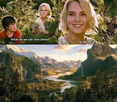 Jesse What Do We Call This Place Leslie The Place Where I M Going To Make You Fall In Love With Me And Whe Bridge To Terabithia Musical Movies Old Movies
