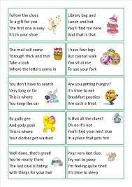 Quick online scavenger hunts are entertaining activities for groups. The Gallery Easter Easter Scavenger Hunt Easter Egg Hunt Clues Easter Kids