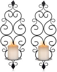 Gold modern globe wall sconce lamp vanity wall light. Sziqiqi Iron Wall Candle Sconce Wall Candle Holder Set Of 2 Wall Mounted Candle Sconces Holder For Bedroom Dining Room Wall Decor Rose Gold Home Decor Candles Holders Swl13562 Nl