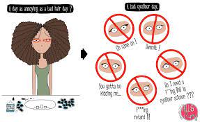 As Annoying As A Bad Hair Day Tall N Curly Comics Bad Hair Day Hair Humor Bad Eyeliner