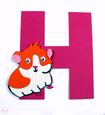 For this alphabet craft, you'll need: H Is For Hamster Letter H Craft Free Printables Must Have Mom