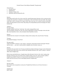 Contoh iklan lowongan kerja dalam bahasa mad. Contoh Naskah Drama Sangkuriang Dalam Masnurul