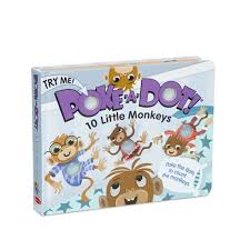 Yubo bathdecor industry co., ltd. Poke A Dot 10 Little Monkeys Book Monkey Themed Book
