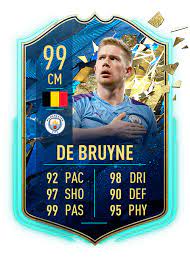 Which leagues and players are represented? De Bruyne Totssf Card From Ea Live Stream Fifa