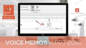 How To Add Voice Memo To A Powerpoint Presentation Youtube