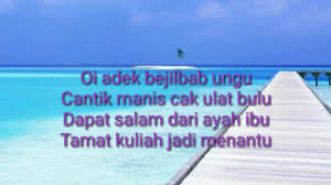 Anda bisa membeli lagu ini lewat media digital seperti itunes, amazon, qobuz, joox, langit musik, spotify, deezer, kkbox dan media pembelian online musik lainnya. Oi Adek Berjilbab Ungu Full Lirik Lagu Youtube