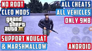 After extracting all the cheats move them to sd card>android>data>com.rockstargames.gtasa here; No Root How To Install Cleo Mods Cheats In Gta 3 For Android Support Marshmallow Nougat 7 0 Youtube