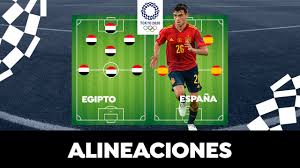 En tokio, 16 selecciones se juegan el oro olímpic Alineacion Oficial De Espana Hoy Contra Egipto En El Partido De Los Juegos Olimpicos De Tokio 2020