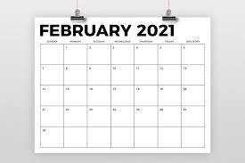 Free printable calendar 2021 8.5 x 11. 8 5 X 11 Inch Bold 2021 Calendar By Running With Foxes Thehungryjpeg Com