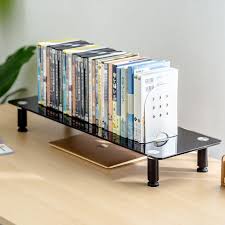 モニター台 机上台 ガラス製 ブラック 高さ調整可能 幅70cm 100 mr146gbkの販売商品 通販ならサンワダイレクト モニター台 机 インテリア 家具