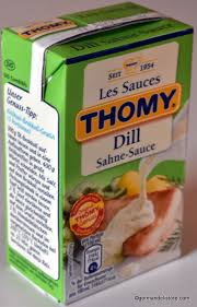 Thomy Les Sauces Dill Cream Sauce 250ml Dill Cream Sauce Sauce Cream Sauce