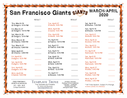 Sep 11, 2001 · san francisco giants schedule 2021. Printable 2020 San Francisco Giants Schedule