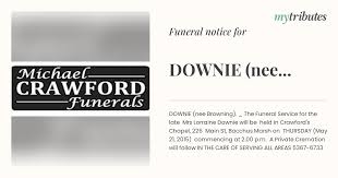 DOWNIE (nee Browning), Lorraine