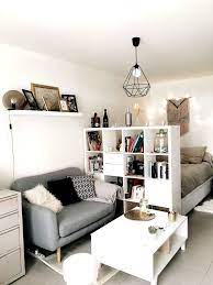 Idea Deco To Develop A Studio Of 30m2 It Is Possible To Have A Corner Idee Arredamento Camera Da Letto Monolocale Decorazione Camera Da Letto Idee
