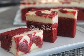 Resepi ini akan membuat 18 kek cawan yang bersaiz sederhana. Red Velvet Cheese Brownies Azie Kitchen