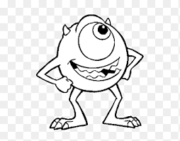 100 free coloring pages for kids we have collected all the most beloved characters from disney cartoons in coloring pages on our website. Mike Wazowski Coloring Book Monsters Inc Colouring Pages Astronaut Waving Coloring Page Png Pngegg