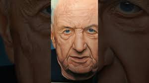 Hyper realistic painting of Starchitect Frank Gehry!