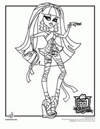 Free printable monster high coloring page for frankie stein geek shriek. Monster High Coloring Pages Woo Jr Kids Activities