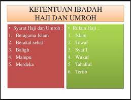 Pengertian dan ketentuan haji dan umrah. Apa Saja Rukun Haji Umroh Dan Penjelasannya Jasa Badal Haji Murah