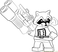 Fantasy and medieval coloring pages. Lego Rocket Raccoon Coloring Page Free Lego Coloring Pages 1821083 Png Images Pngio