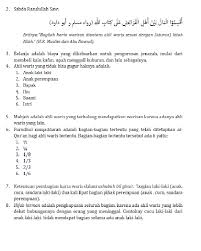 Contoh soal pilihan ganda tentang sumber. Manusa Kertajati Majalengka Kumpulan Soal Latihan Pilihan Ganda Dan Esay Mata Pelajaran Fiqih Kelas Xi Sebelas Bab V Tentang Mawaris Dalam Islam Di Sertai Dengan Lembar Kunci Jawaban Dan Pembahasannya Selamat Mencoba